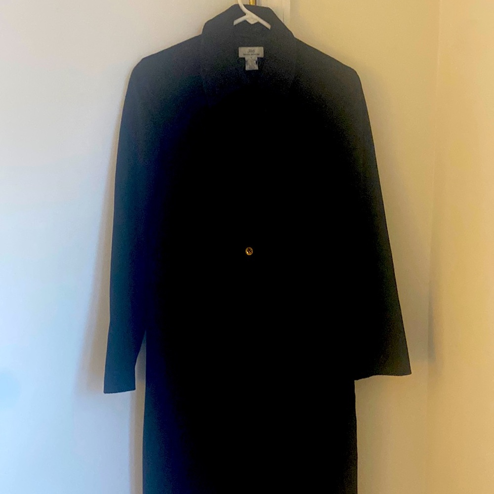 Black Brooks Brothers Wool and Cashmere coat